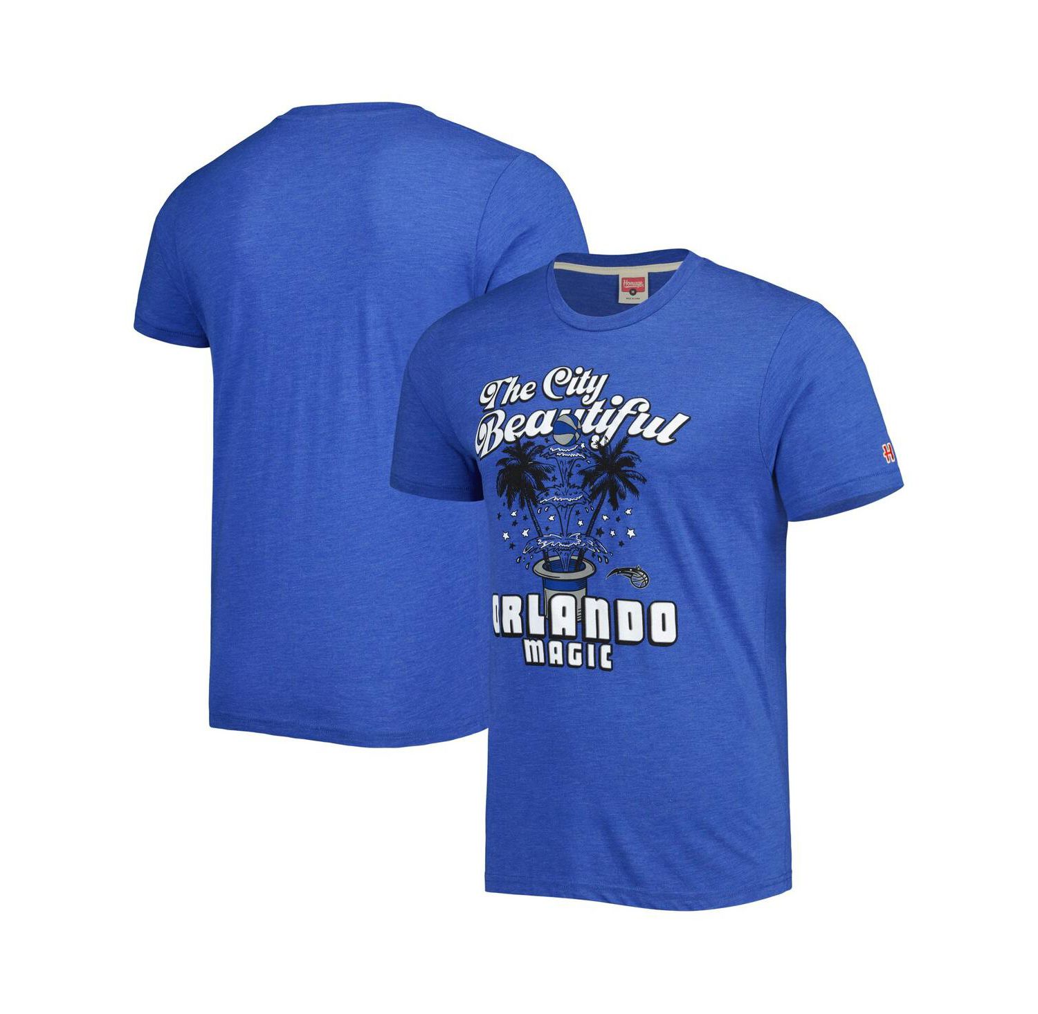 Men's and Women's Royal Orlando Magic Hometown Hyper Local Tri-Blend T-shirt
