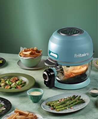 Self Cleaning Glass Bowl Air Fryer Set, 4 Piece