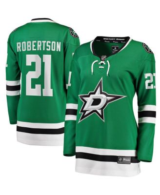 Women's Jason Robertson Kelly Green Dallas Stars 2017/18 Home Breakaway Jersey