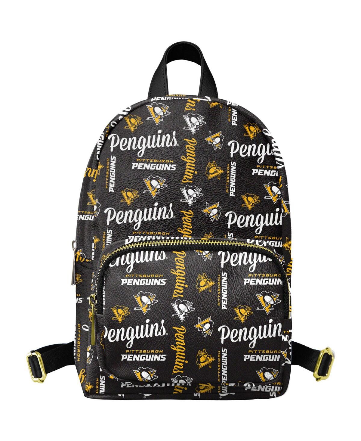 Shop Foco Youth Girls  Black Pittsburgh Penguins Repeat Brooklyn Mini Backpack