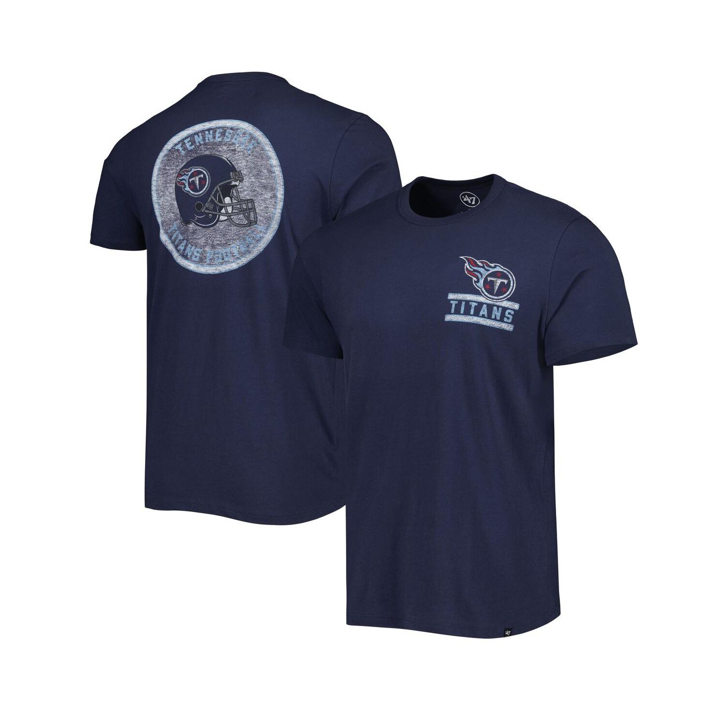 Men's Navy Tennessee Titans Open Field Franklin T-shirt