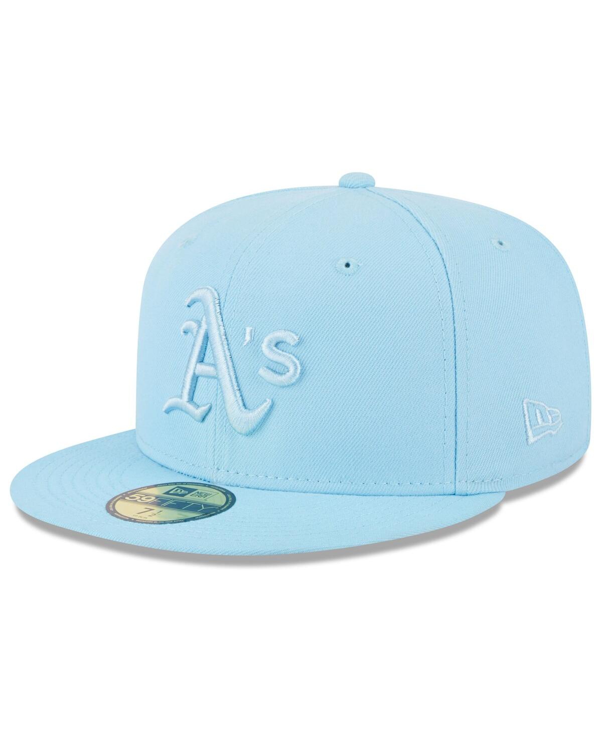 Men's New EraOakland Athletics 2023 Spring Color Basic 59FIFTY Fitted Hat - Light Blue