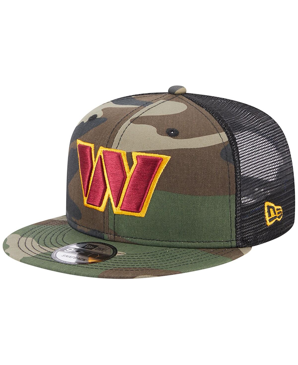 Shop New Era Men's  Camo Washington Commanders Classic Trucker 9fifty Snapback Hat