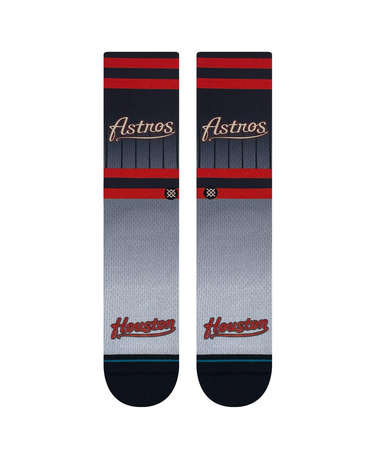 Shop Stance Men's  Houston Astros Cooperstown Collection Crew Socks In Gray