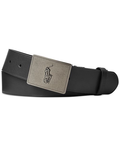 alfani Polo Ralph Lauren Men's Leather Belt Men's Fashion & Accessories