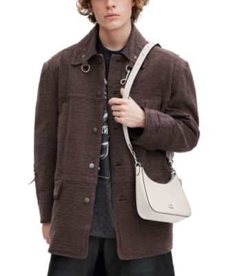 Hobo Small Crossgrain Leather Crossbody 