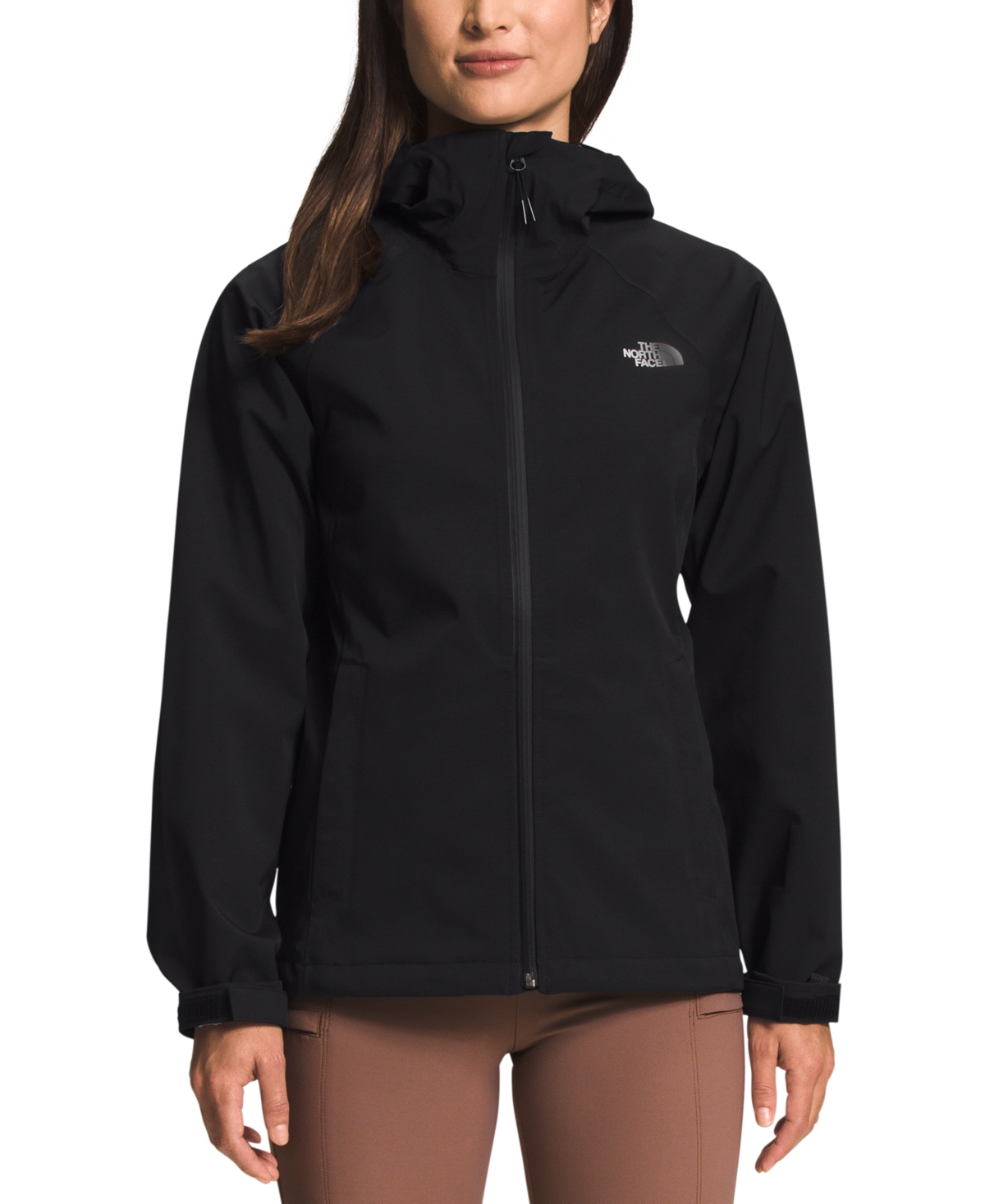 Shop The North Face Women's Valle Vista Water-repellent Jacket In Tnf Black