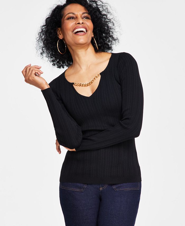Inc clearance black sweater