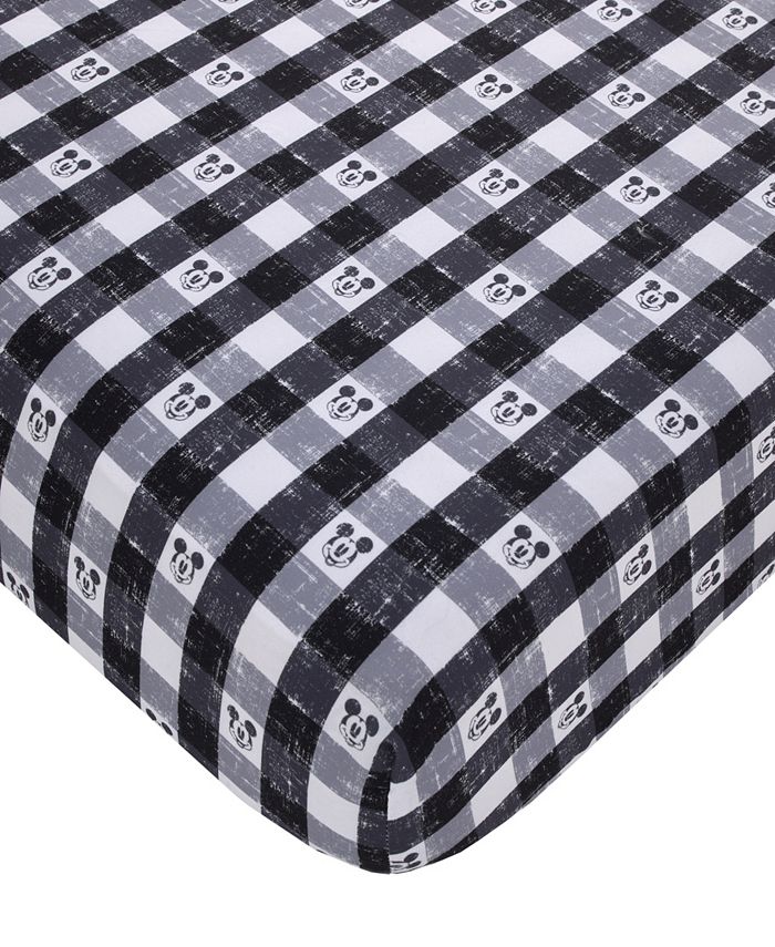 Disney Mickey Mouse Plaid Crib Sheet Macy's