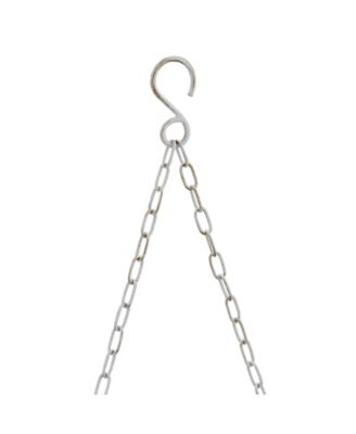 Two-Tier Hanging Metal Trough Wall Planter