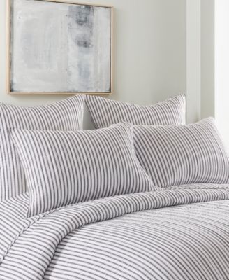 Tobago Stripe Reversible 3-Pc. Quilt Set, Full/Queen