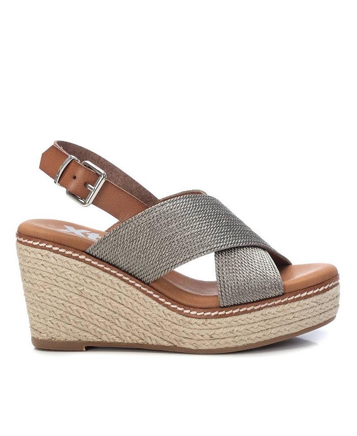 XTI Women's Jute Wedge Sandals By Grey Macy's