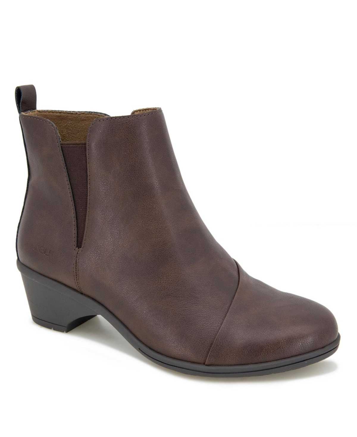 Women Gemma Block Heel Boots - Dark Brown