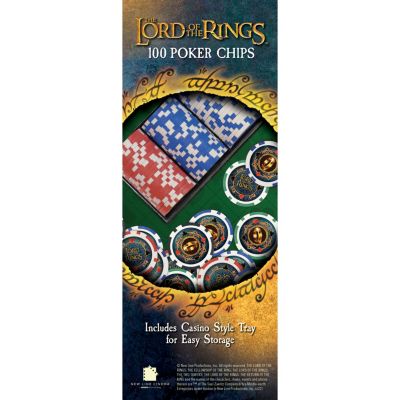 MasterPieces Casino Style 100 Piece Poker Chip Set - Lord of The Rings