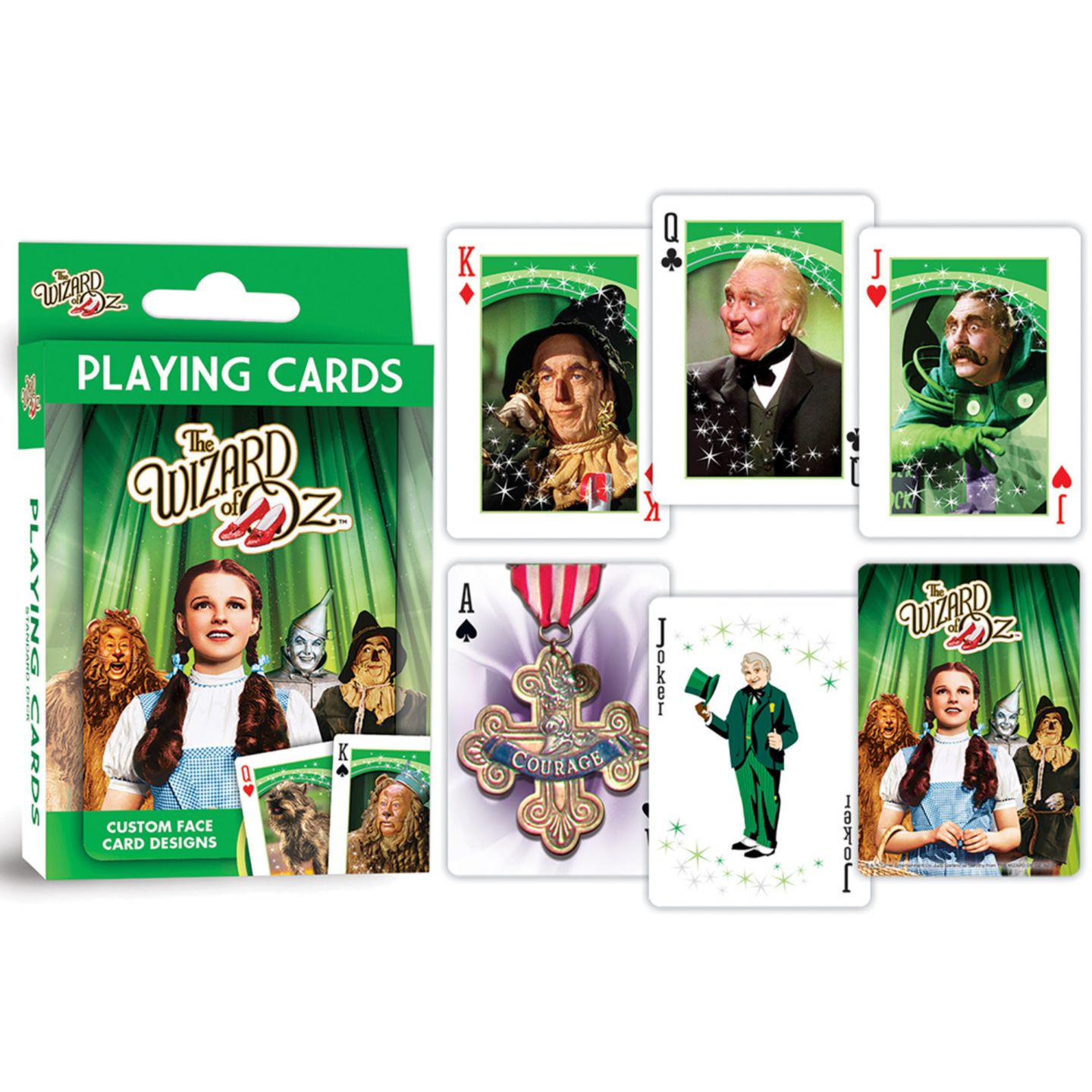 Детская игрушка MasterPieces Puzzles Wizard of Oz Standard Size 54-Card Deck, Ages 14+, цвет: Разноцветный — фото 3