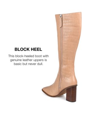 Women's Tamori Stacked Heel Knee High Boots