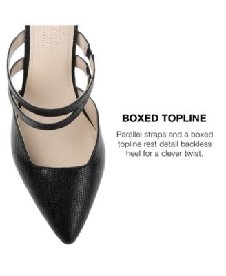 Women's Kaitlynn Block Heel Slip On Pumps