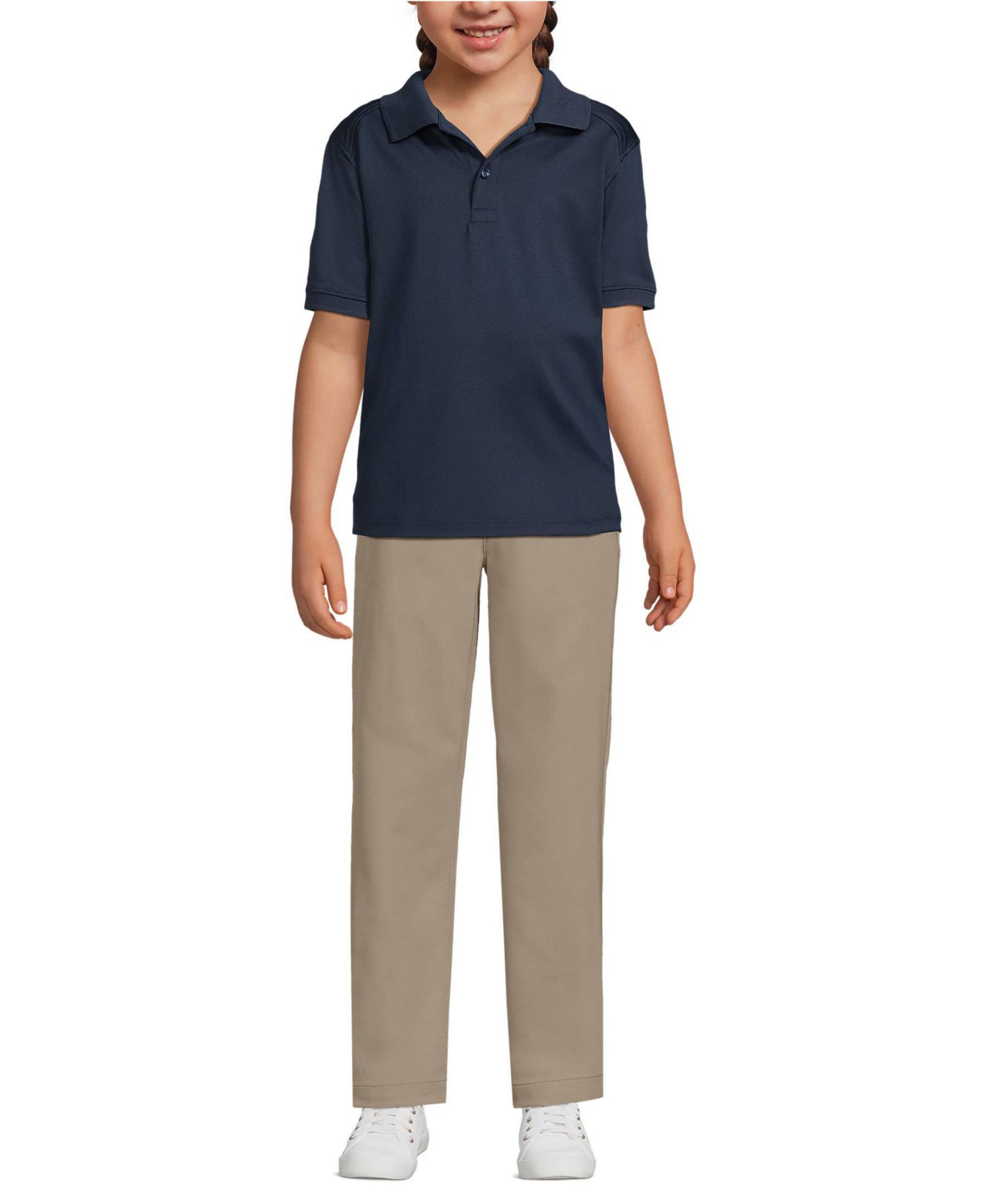 School Uniform Kids Short Sleeve Rapid Dry Polo Shirt