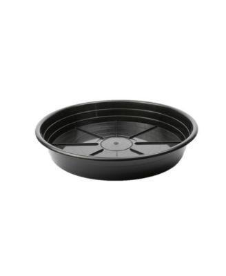 UV-Resistant Premium Plastic Plant Saucer, 10 Inches Inside Diameter