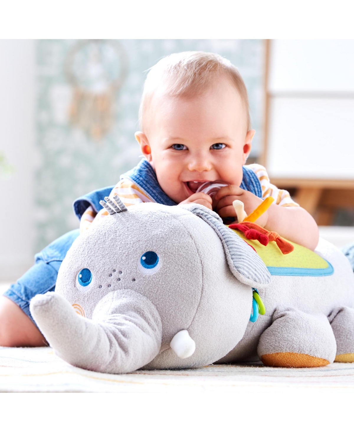 Haba Discovery Elephant Plush Sensory Activity Toy
