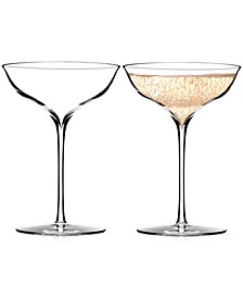 Waterford Champagne Belle Coupe Pair