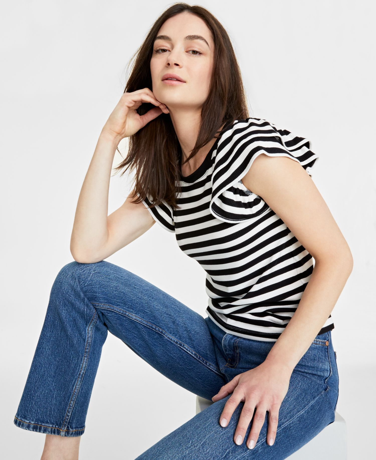 Flutter-Sleeve Top