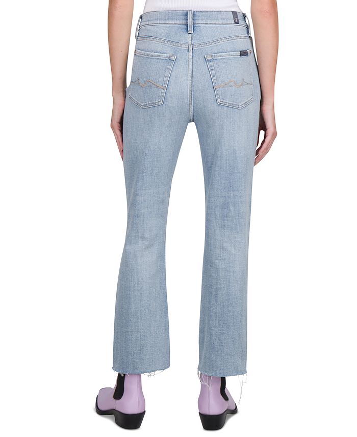 7 For All Mankind Women's Slim Kick RawHem Flare Jeans Macy's