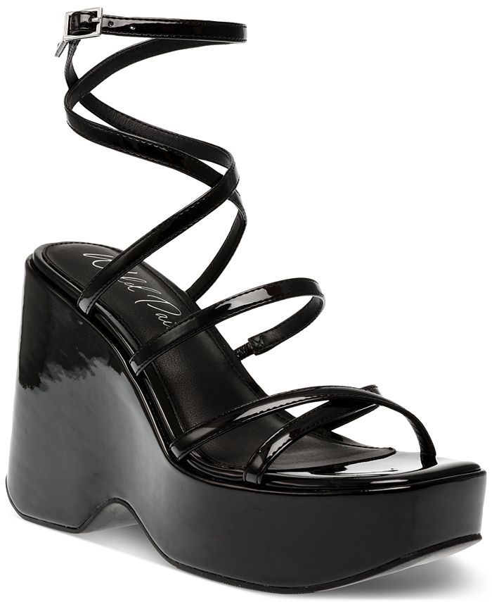 Wild Pair Merina Strappy Platform Wedge Sandals, Created for Macy's ...