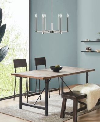Renzetti 6-Light Contemporary Candelabra Styled Chandelier