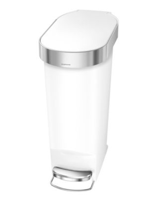 40 Liter Plastic Slim Liner Rim Kitchen Trash Can