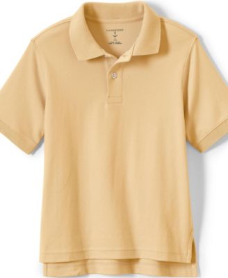 Boys Short Sleeve Interlock Polo Shirt