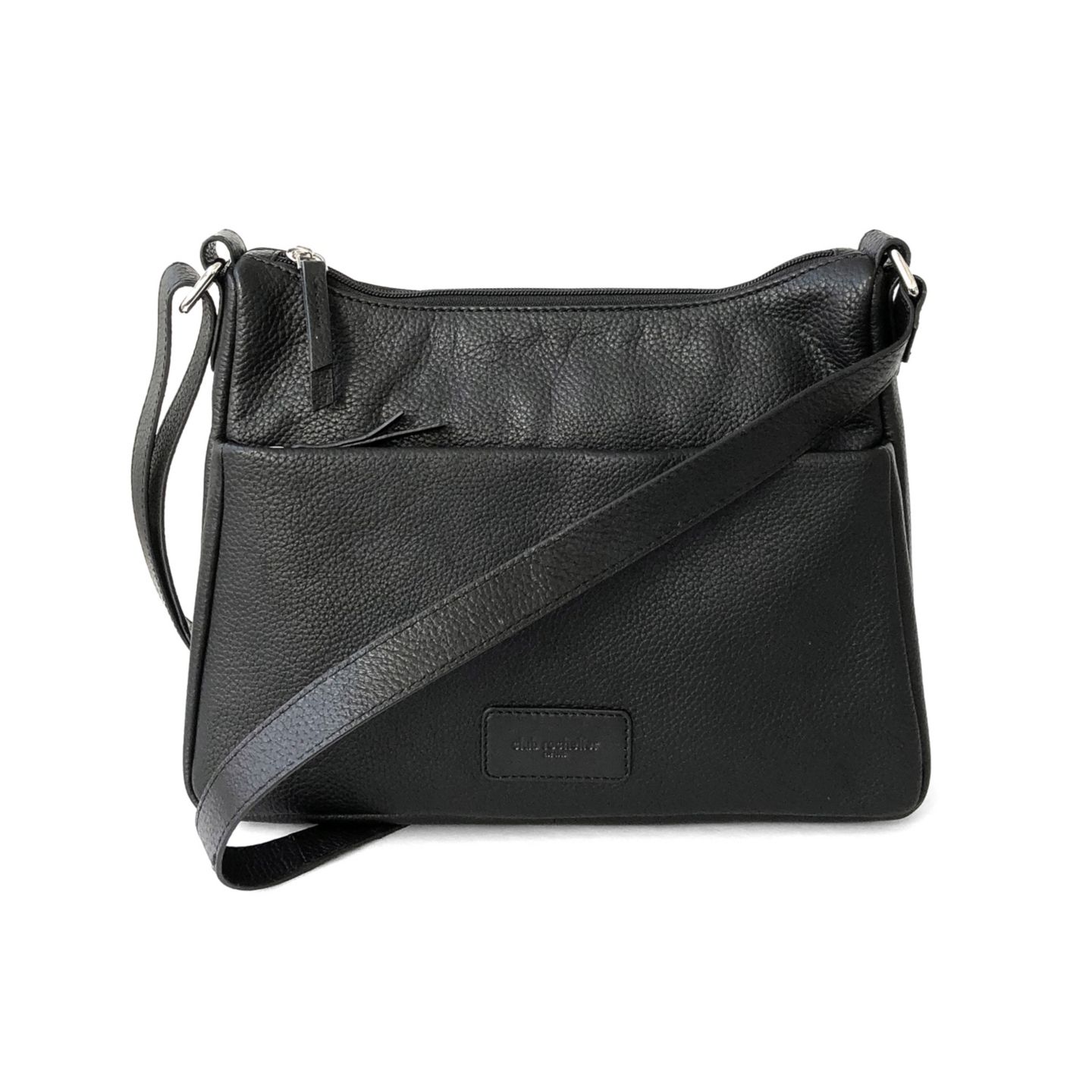 Женская сумка Club Rochelier Ladies Leather Medium Multi Zip Crossbody, цвет: Чёрный — фото 1
