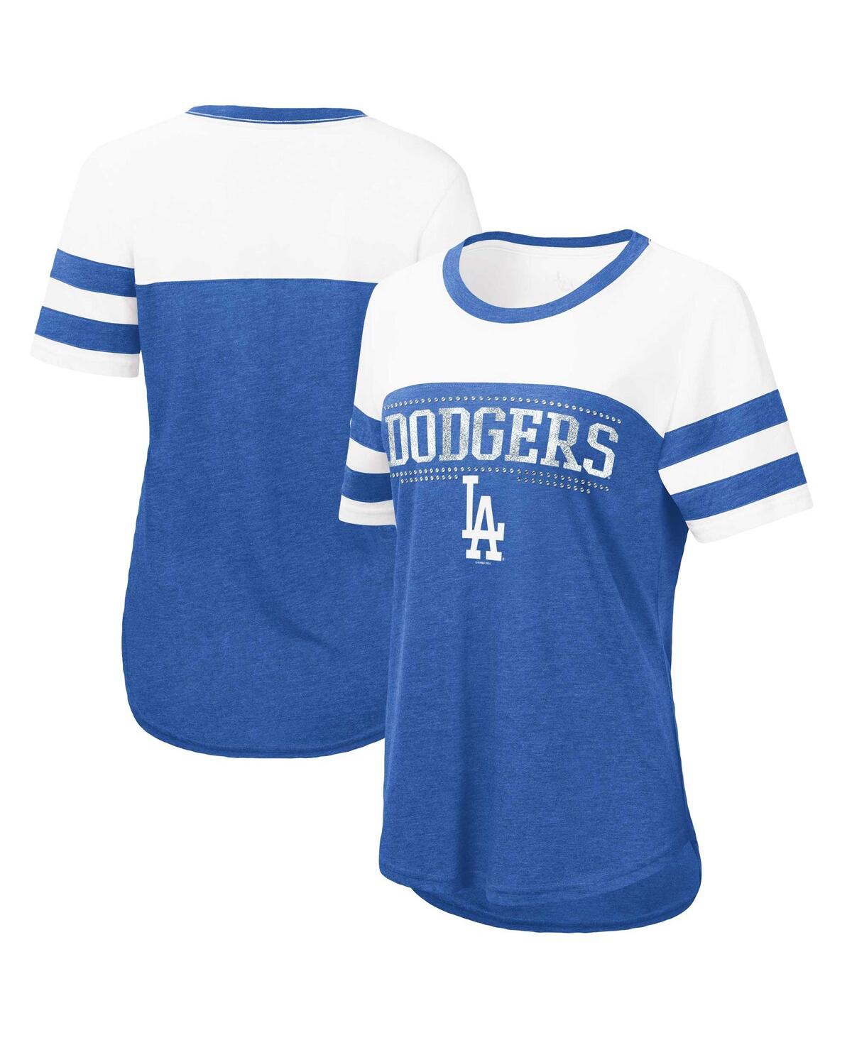 Touché Women's Touch Royal, White Los Angeles Dodgers Setter T-shirt In Royal,white