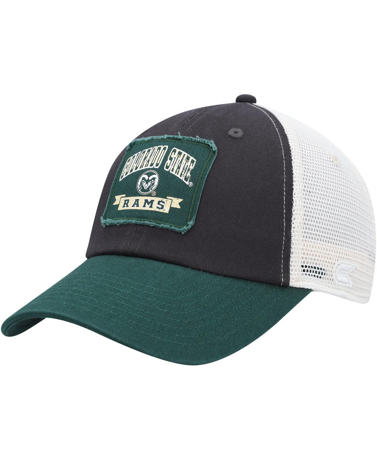 Shop Colosseum Men's  Charcoal Colorado State Rams Objection Snapback Hat