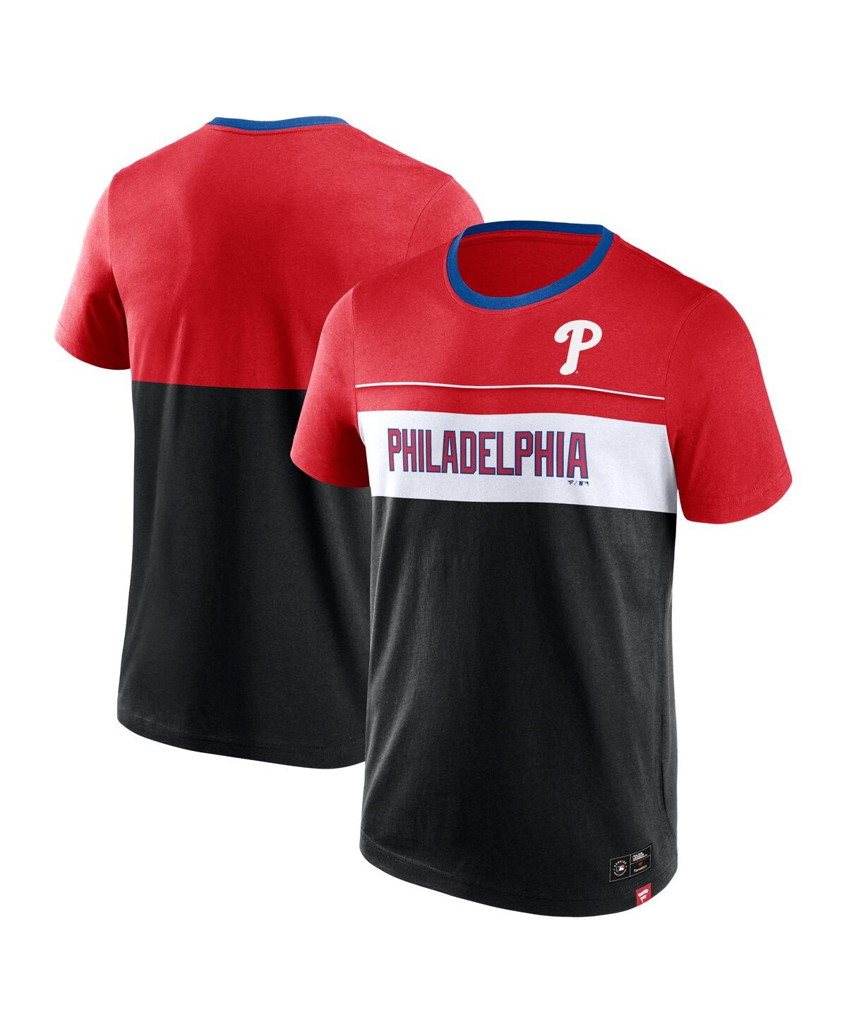 Shop Fanatics Men's  Black Philadelphia Phillies Claim The Win T-shirt