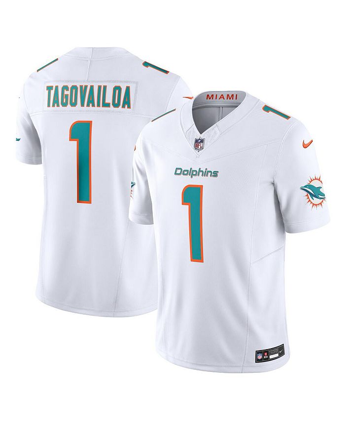 Nike Men's Tua Tagovailoa White Miami Dolphins Alternate Vapor F.U.S.E. Limited  Jersey - Macy's