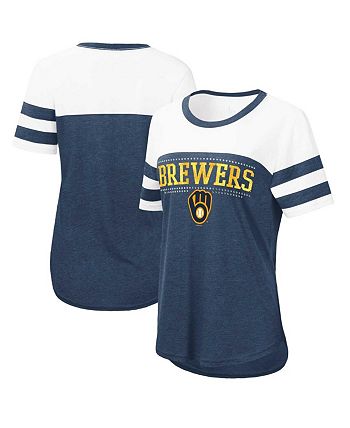 Touch Women s Navy White Milwaukee Brewers Setter T shirt Macy s