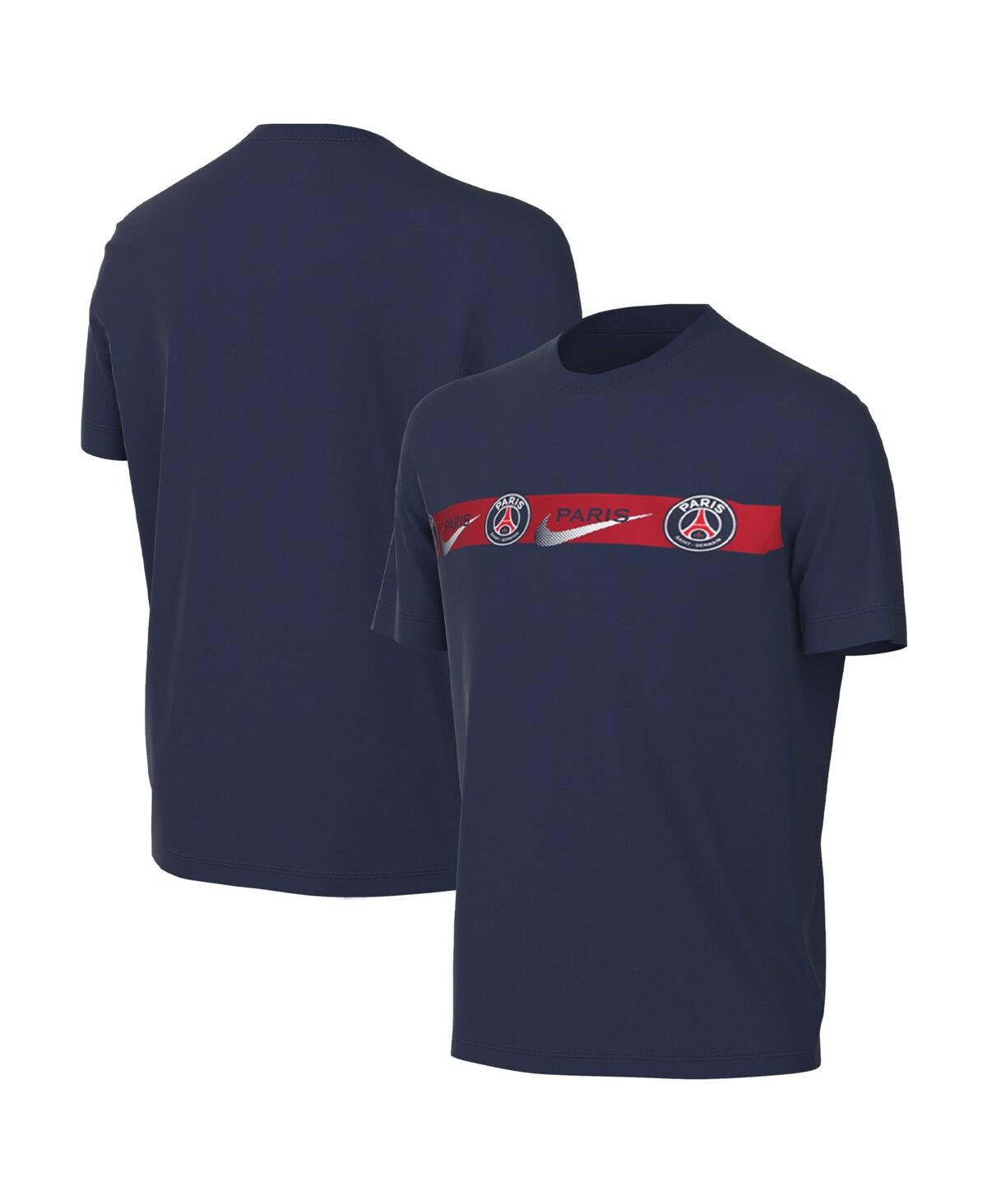Nike Big Boys And Girls  Navy Paris Saint-germain Repeat T-shirt In Navy