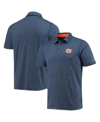 Men's Navy Auburn Tigers Tech Trail Omni-Shade Polo Shirt