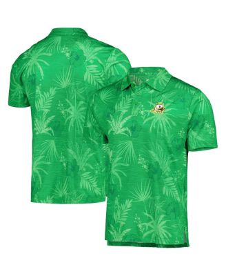 Men's Green Oregon Ducks Palms Team Polo Shirt