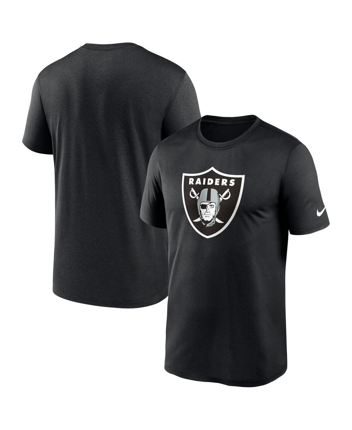 Nike Black Las Vegas Raiders Legend Logo Performance T-shirt In Black