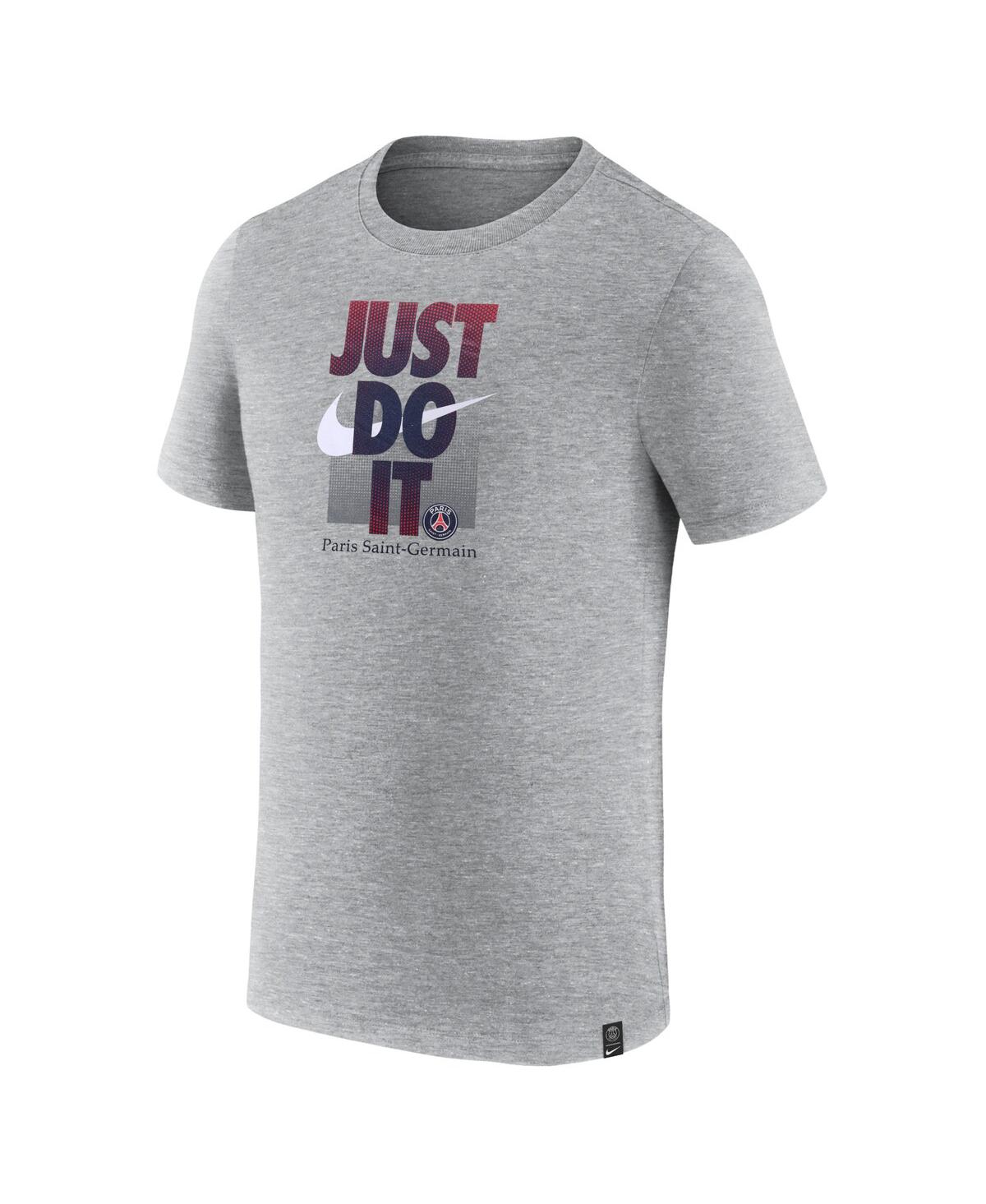Shop Nike Men's  Gray Paris Saint-germain Just Do It T-shirt