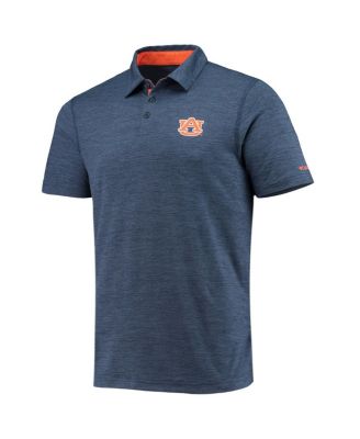 Men's Navy Auburn Tigers Tech Trail Omni-Shade Polo Shirt