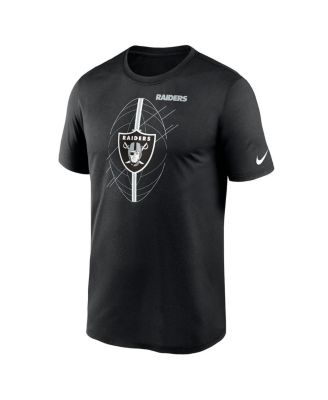 Men's Black Las Vegas Raiders Legend Icon Performance T-shirt
