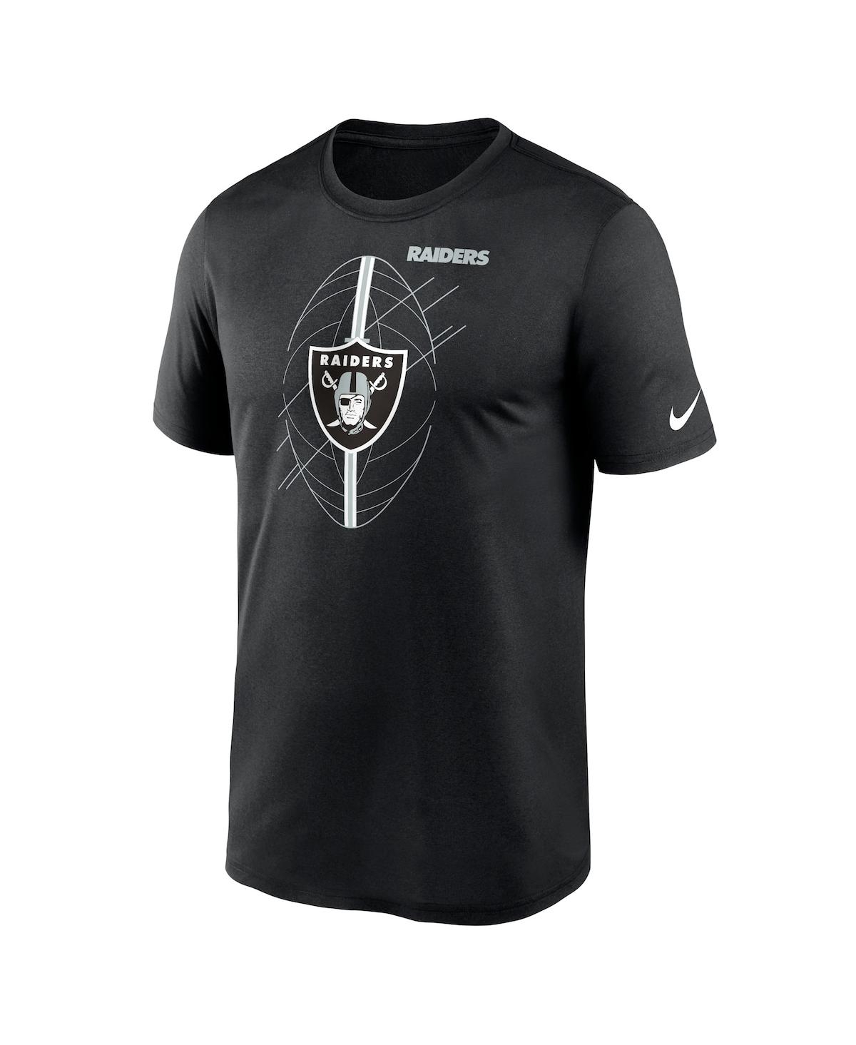 Shop Nike Men's  Black Las Vegas Raiders Legend Icon Performance T-shirt