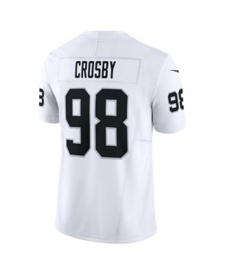 Men's Maxx Crosby White Las Vegas Raiders Vapor F.U.S.E. Limited Jersey