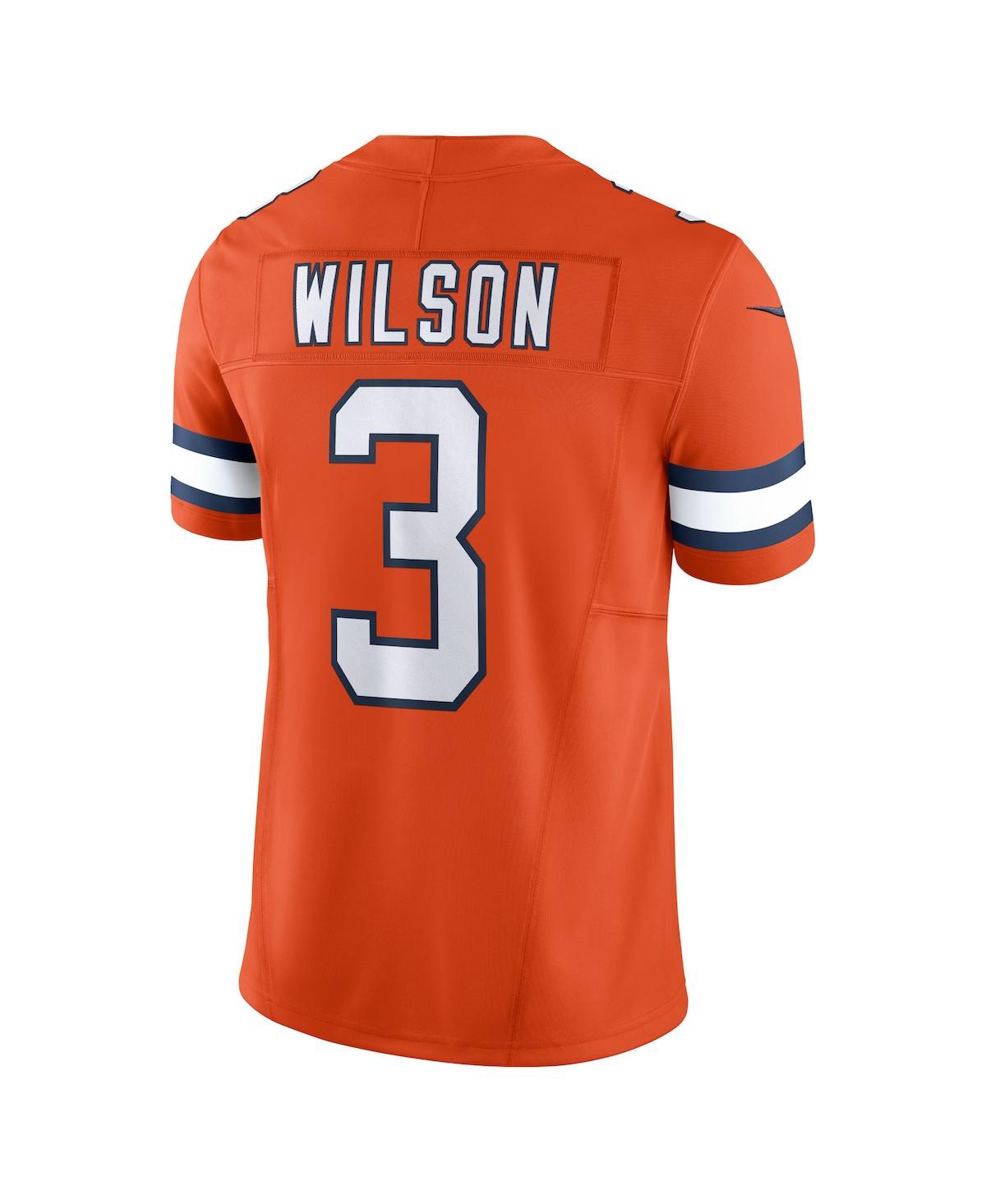 Men's Nike Russell WilsonDenver Broncos Vapor F.u.s.e. Limited Jersey - Orange