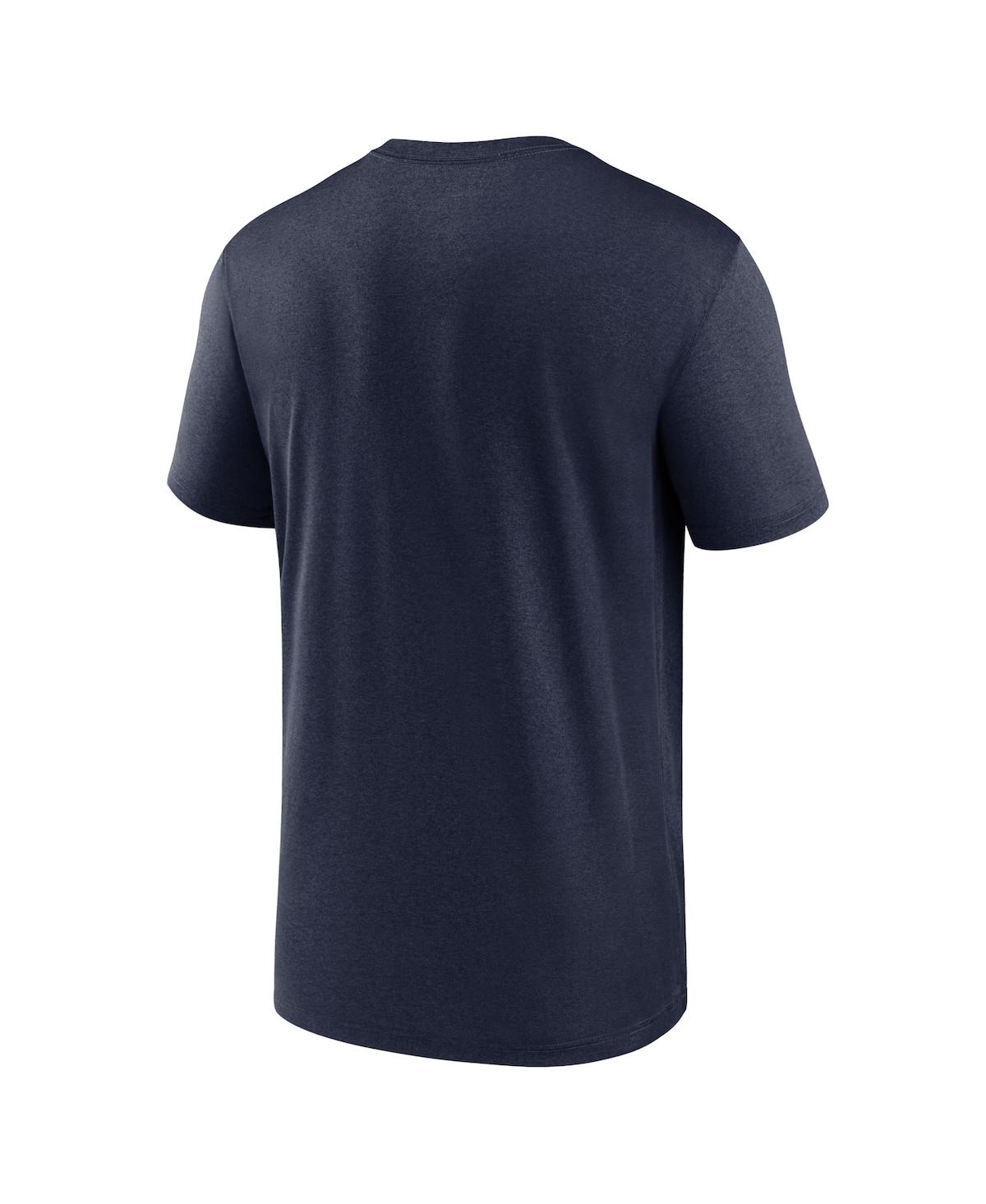 Shop Nike Men's  Navy Denver Broncos Legend Wordmark Performance T-shirt