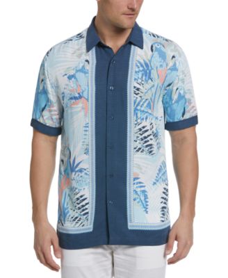 Cubavera - Men's Tropical Print Short-Sleeve Shirt