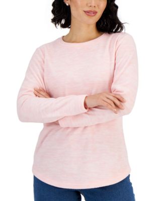 Karen Scott - Petite Space-Dyed Top